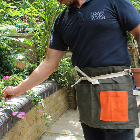 Moss Green Cotton Makers Apron