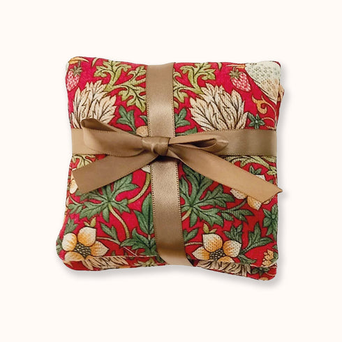 William Morris Strawberry Thief Crimson Handwarmers