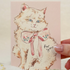 Purrfect Kitty 'For You' Greetings Card
