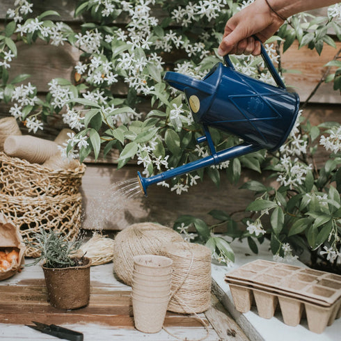 Bartley Burbler Two Pint Watering Can (Dark Blue)