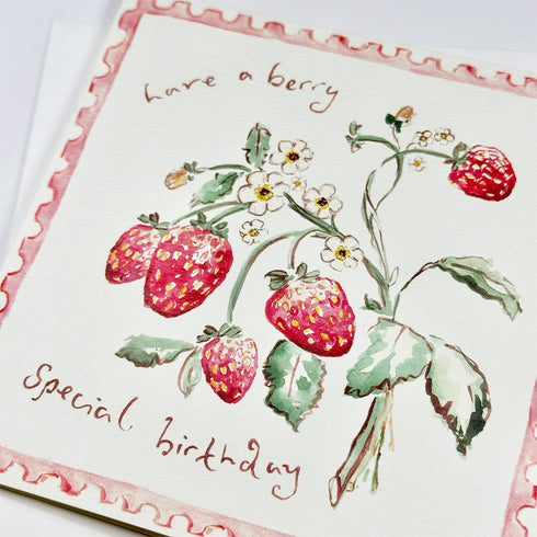'A Berry Special Birthday' Greetings Card