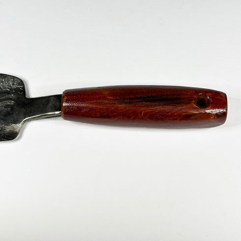 Small Hand Forged Steel Trowel with Elm Handle