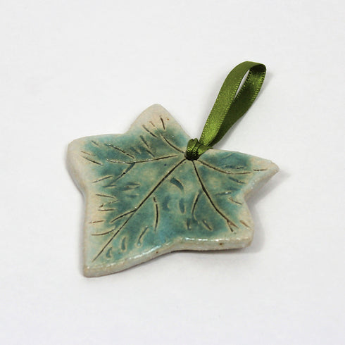 Green Ivy Handmade Ceramic Keepsake Decoration