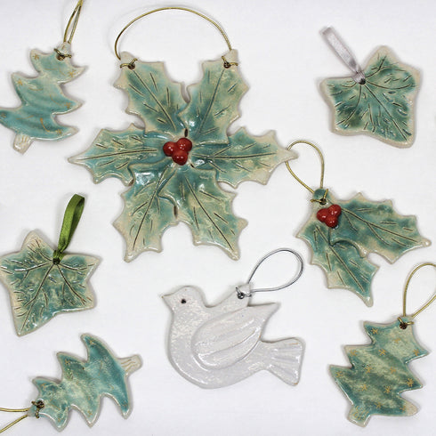 Christmas Tree Ceramic Hanging Christmas Decoration