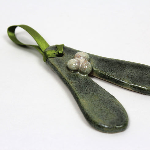 Kiss Me Under The Mistletoe! Hanging Christmas Decoration