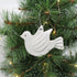 White Dove Handmade Ceramic Hanging Keepsake Decoration