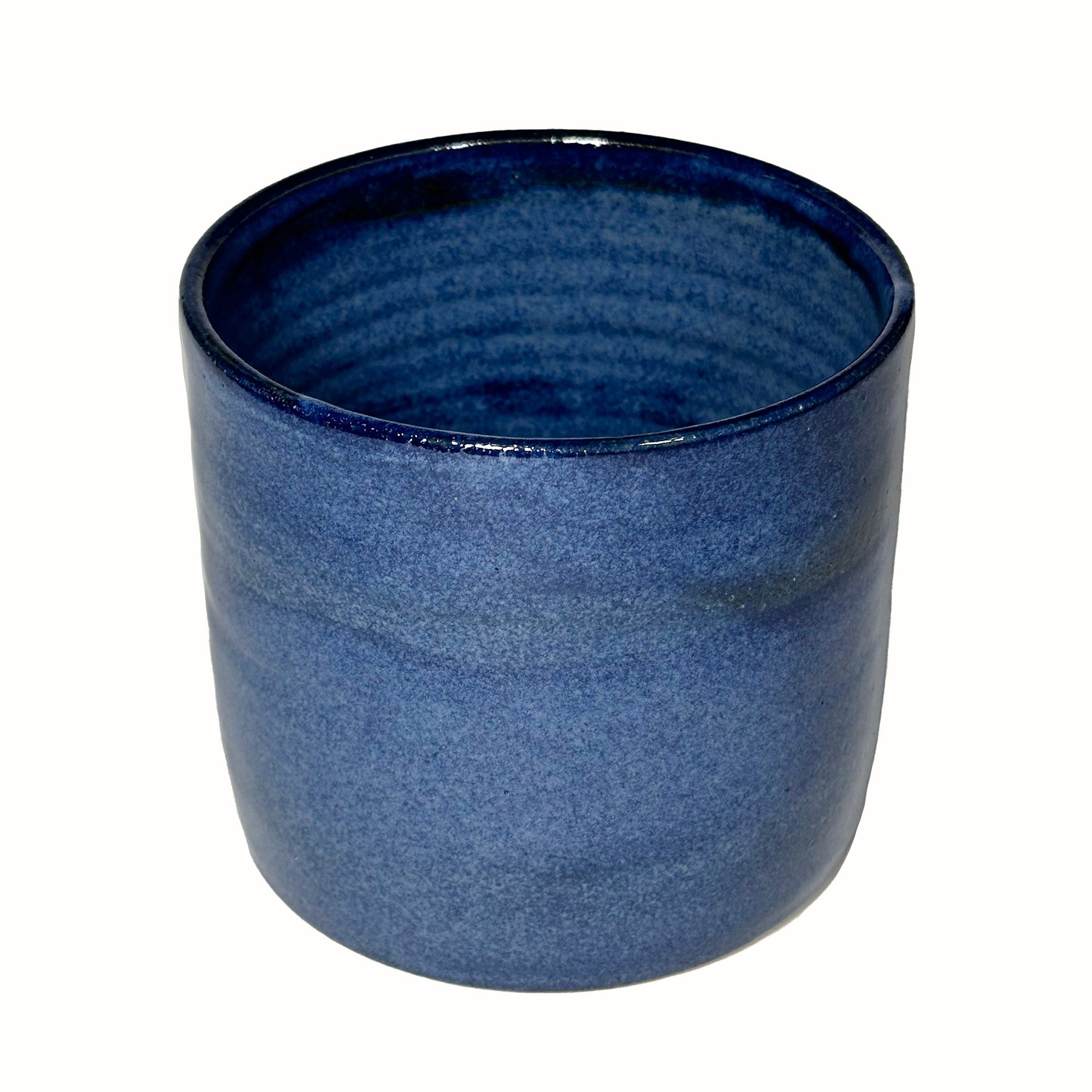 cobalt blue pots for plants Handmade Large Ceramic Cobalt Blue Plant Pot – Storm Flowers Garden