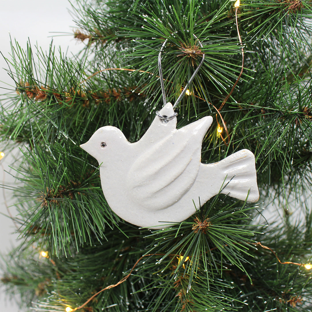 Belleek Dove Hanging Ornament | Blarney